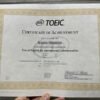 Combien coûte et combien de temps faut-il pour commander un faux certificat TOEIC ?